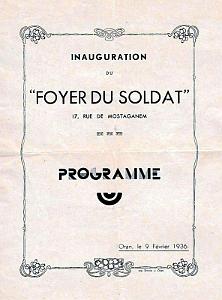 Oran - Inauguration du foyer du Soldat - 1936 - 01